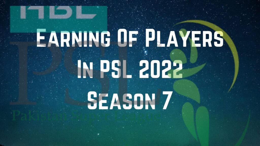 Players Salary In PSL 2022