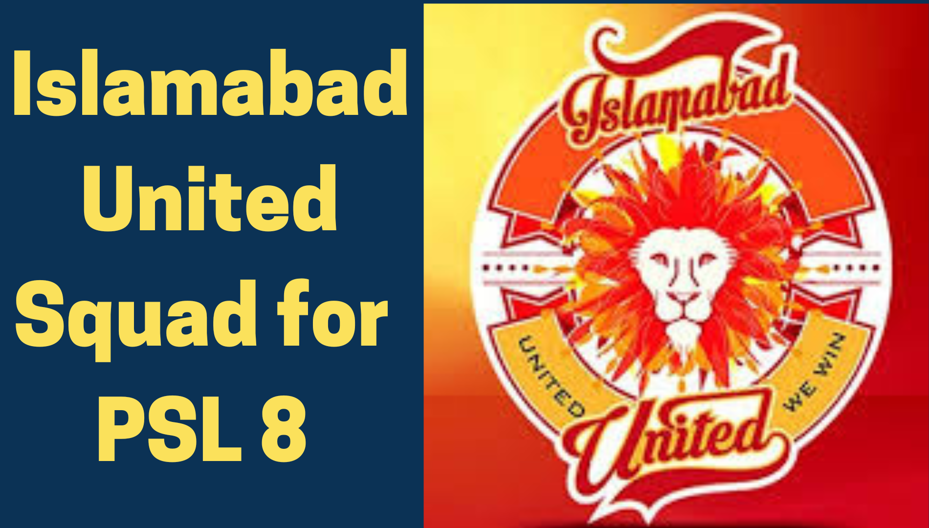 Islamabad United Squad For PSL 2023