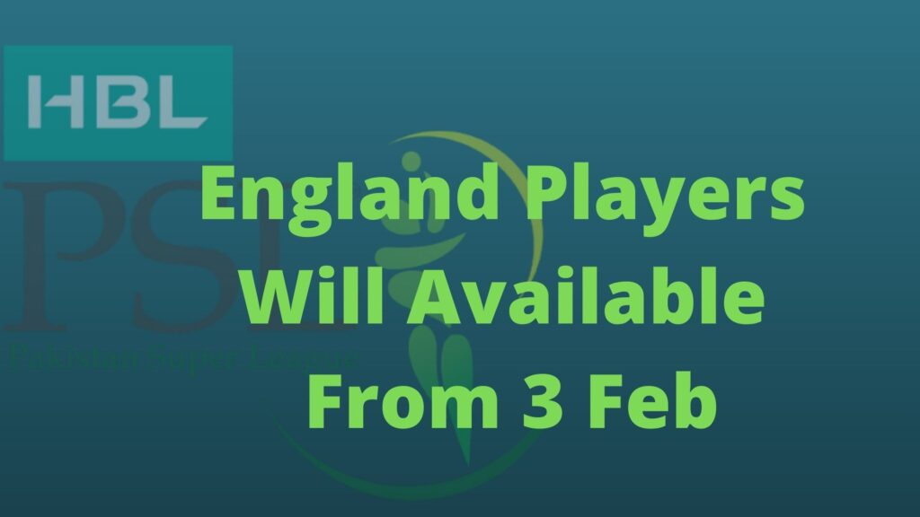 England Players Will Be Available For Teams
