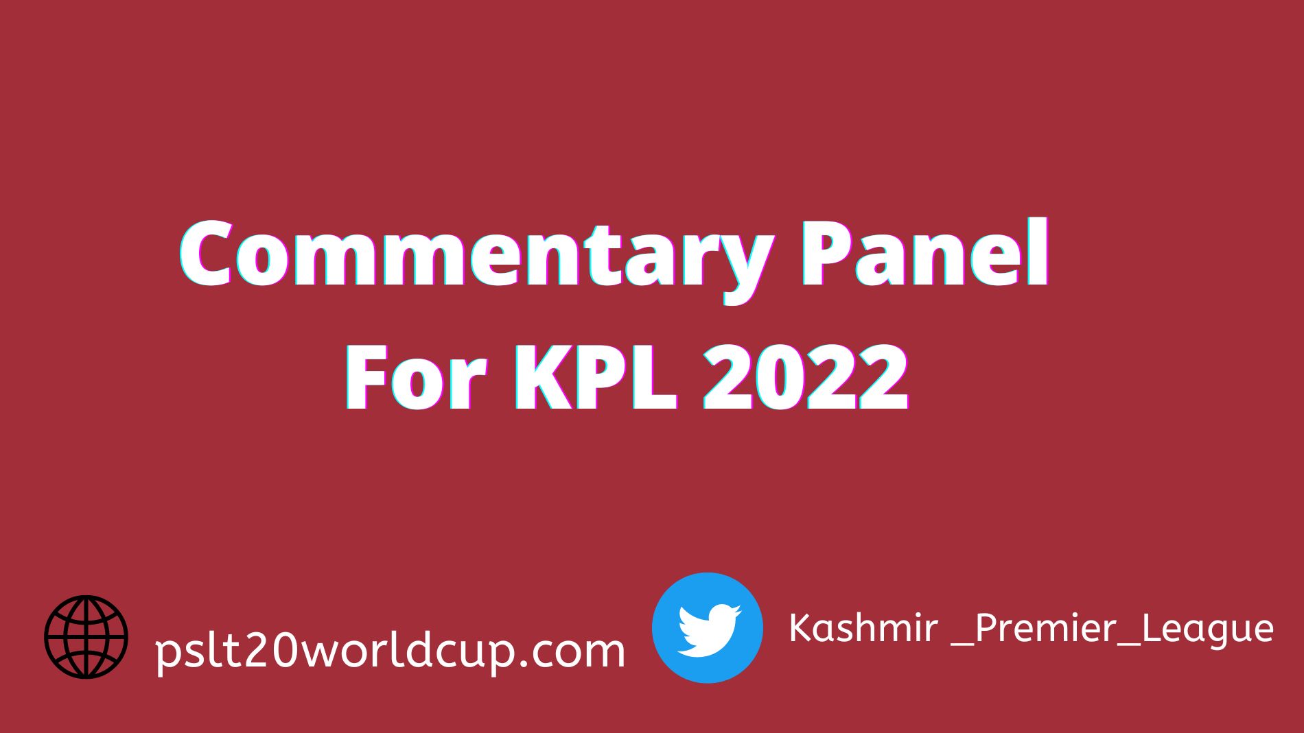 Commentary Panel for KPL 2022