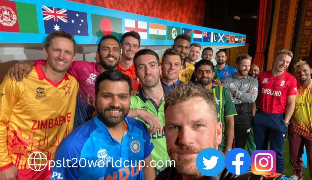 All Captains Photoshoot With T20 World Cup Trophy