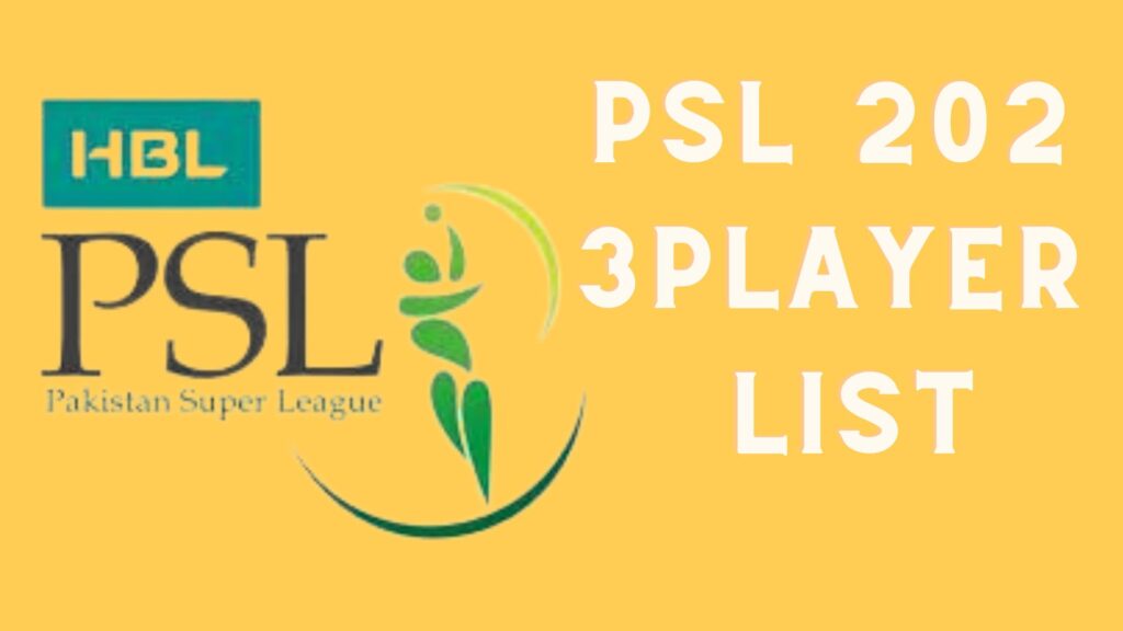 Pakistan Super League season 8 will play from 9th February to 19th march in different cities of Pakistan. Pakistan super league 8 PSL Draft 2023 Foreign Players List is out now.