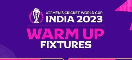 ICC World Cup 2023 Warm Up Matches Schedule