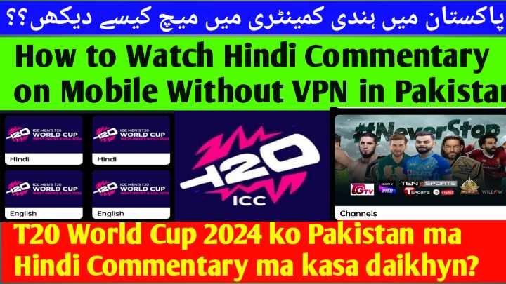 How To Watch ICC Mens T20 World Cup 2024 Live In Hindi Commentary